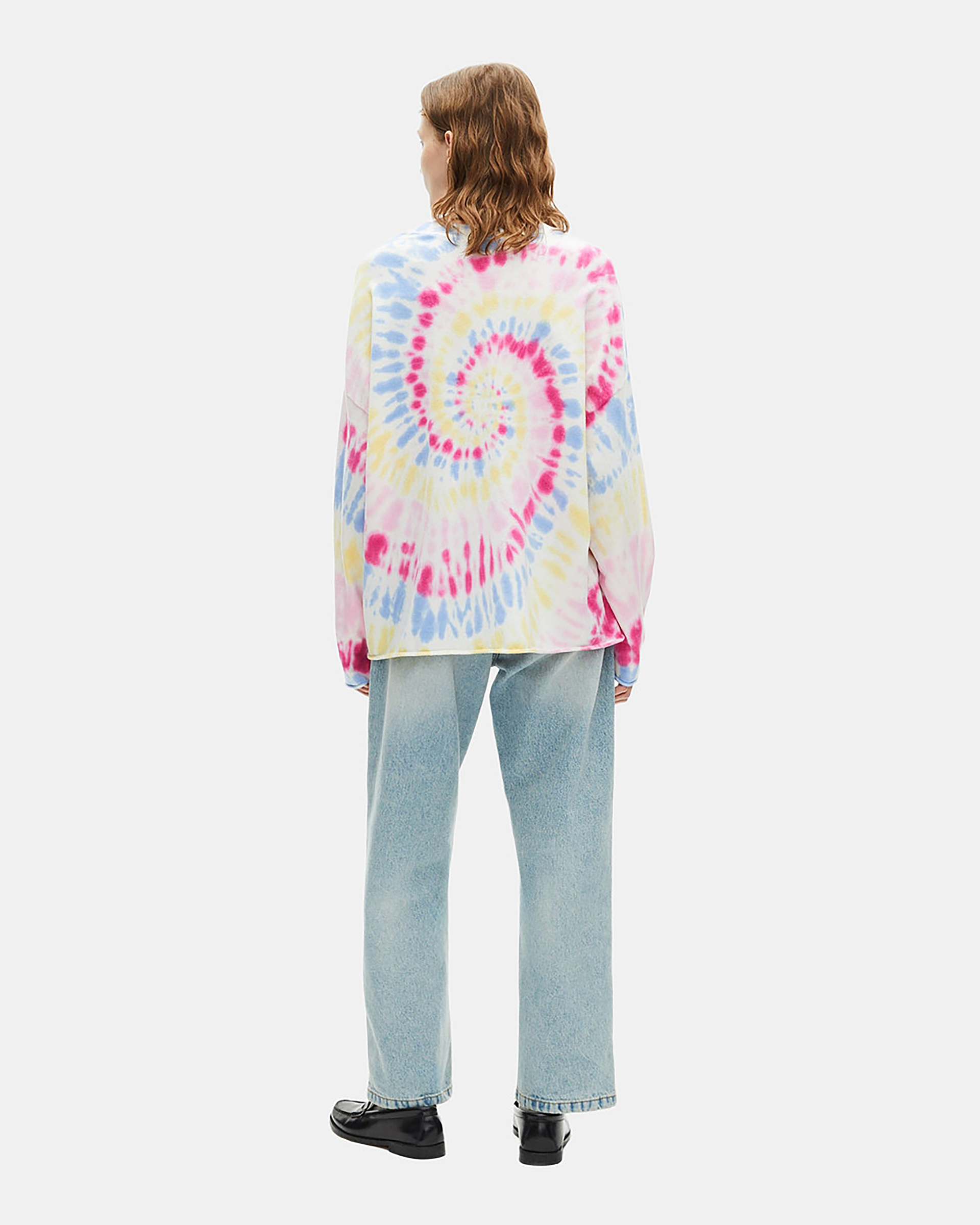 Multicolor tie dye sweater