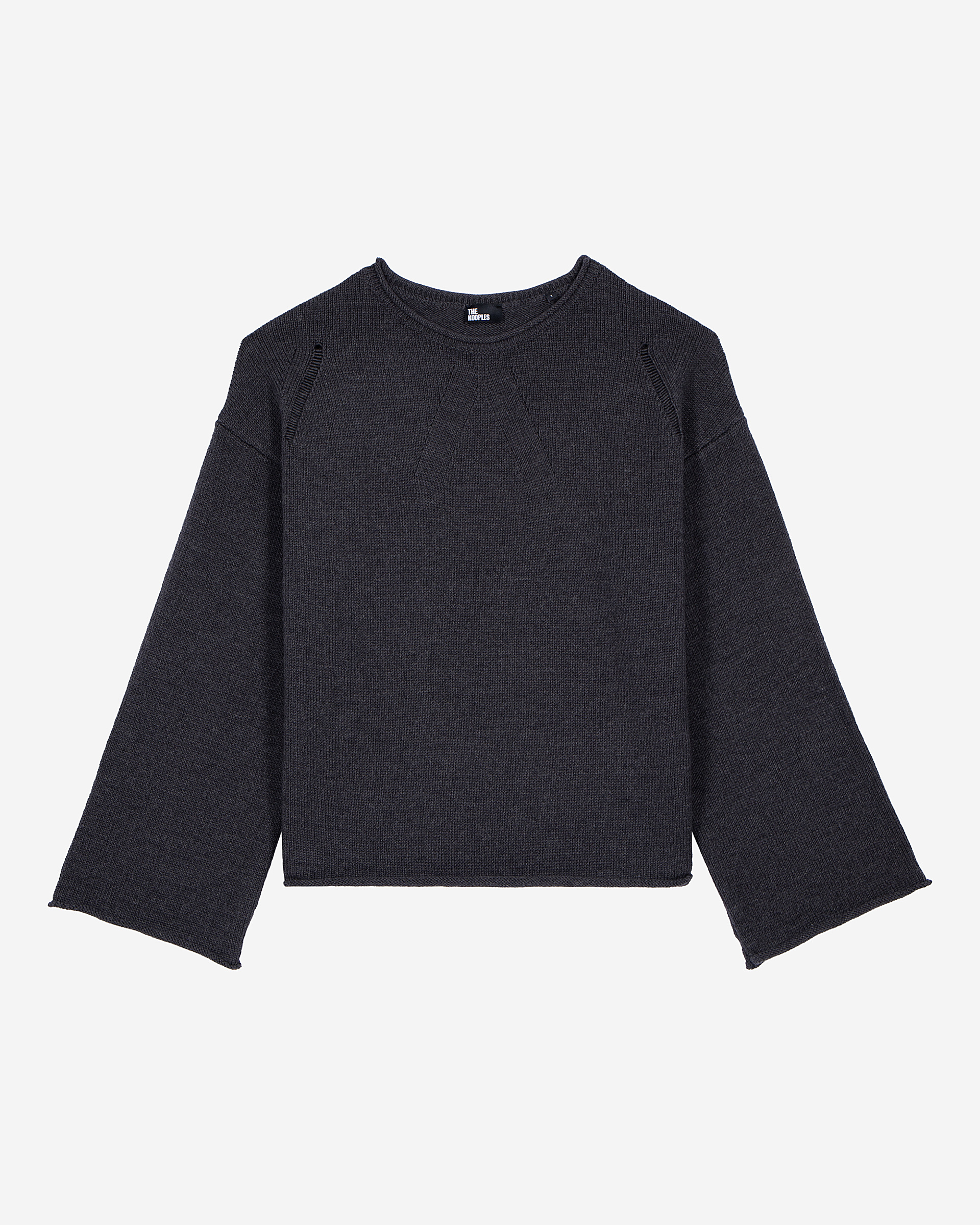 Grey merino wool sweater
