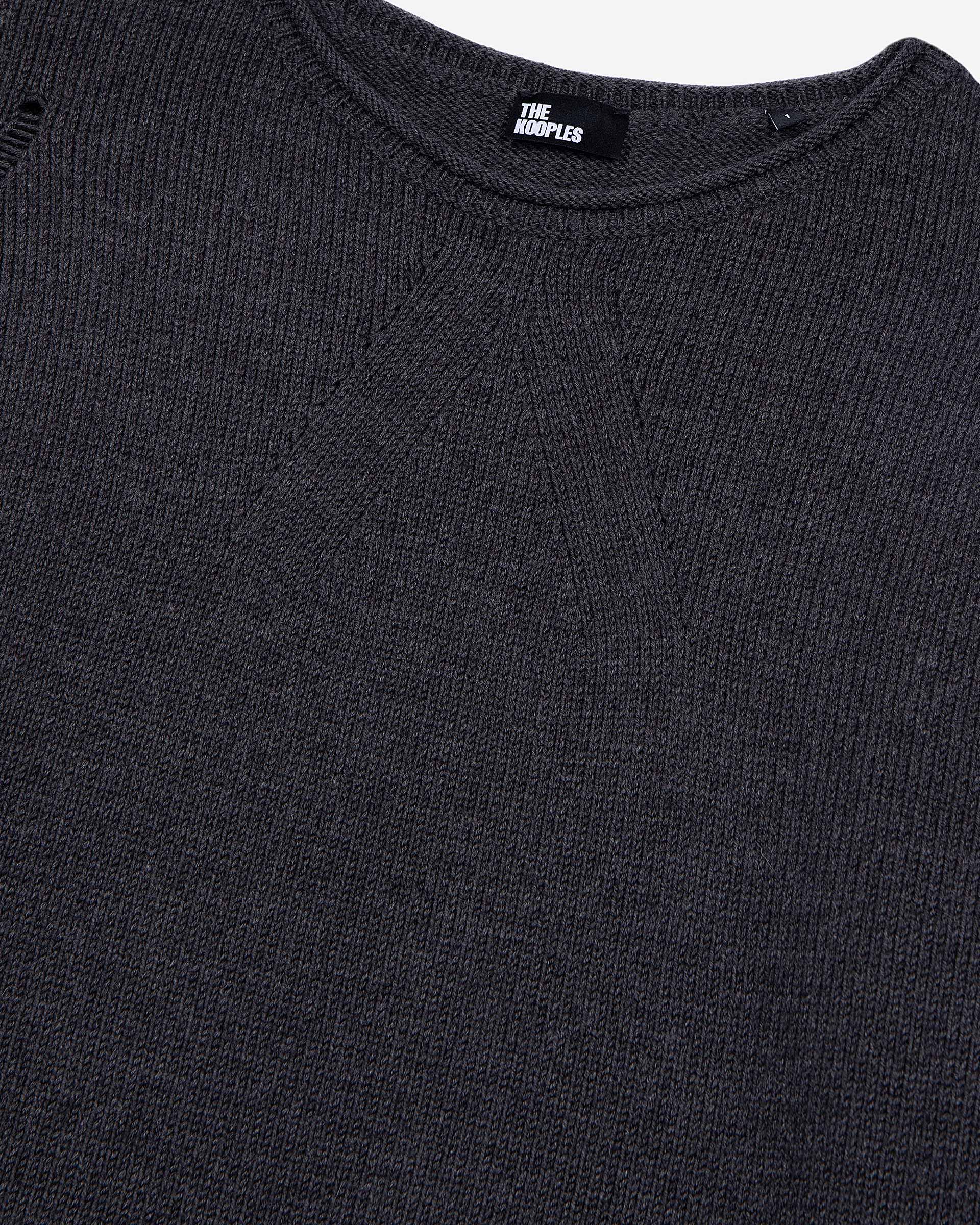 Grey merino wool sweater