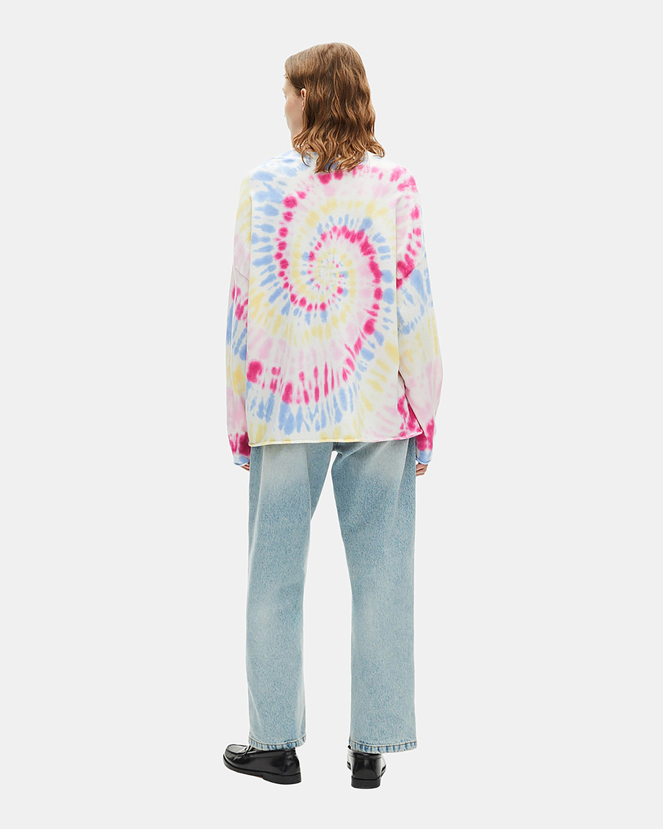 Multicolor tie dye sweater