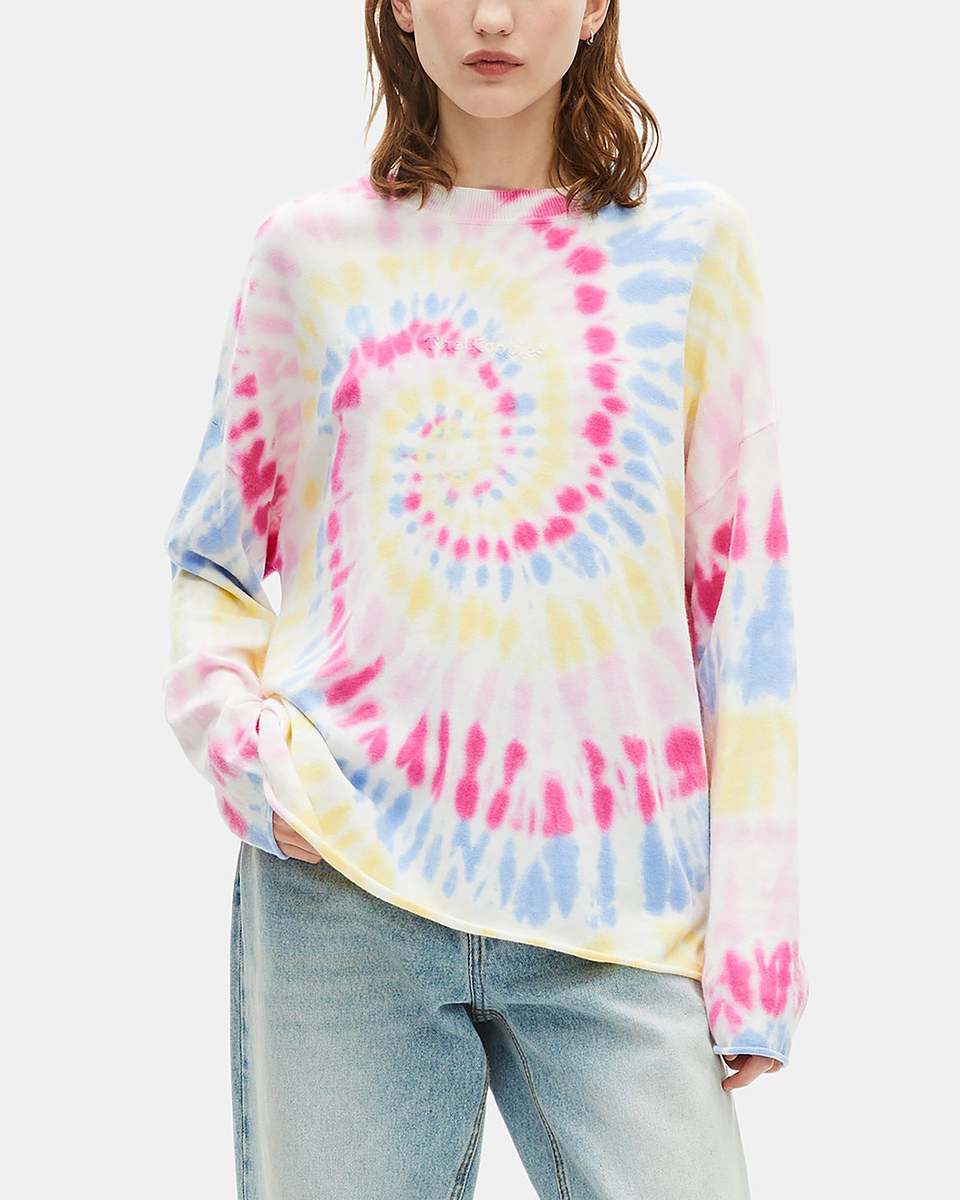 Multicolor tie dye sweater