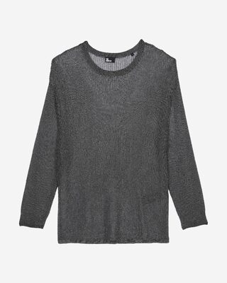 Gray chainmail effect sweater