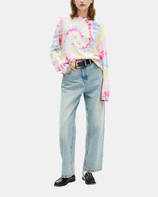Multicolor tie dye sweater