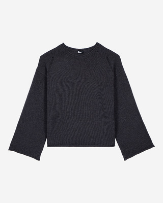 Grey merino wool sweater