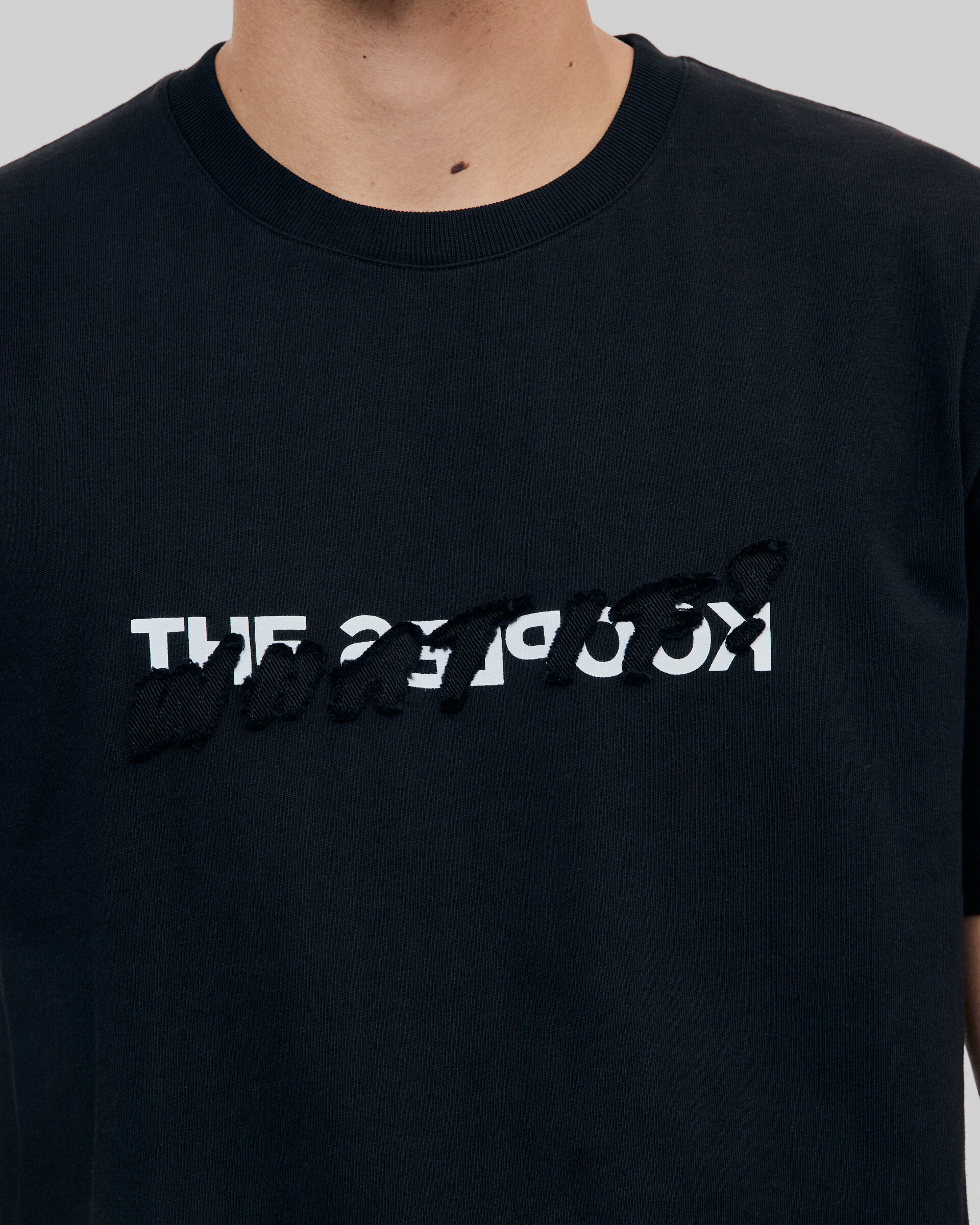 unisex black 'What If' T-shirt