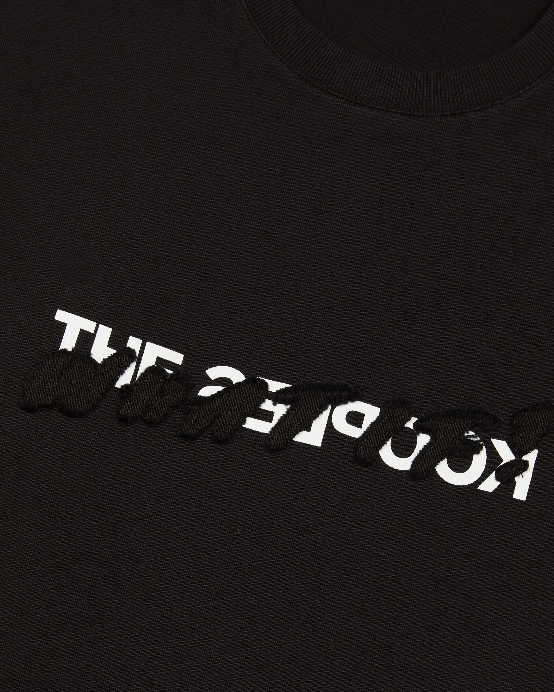 unisex black 'What If' T-shirt