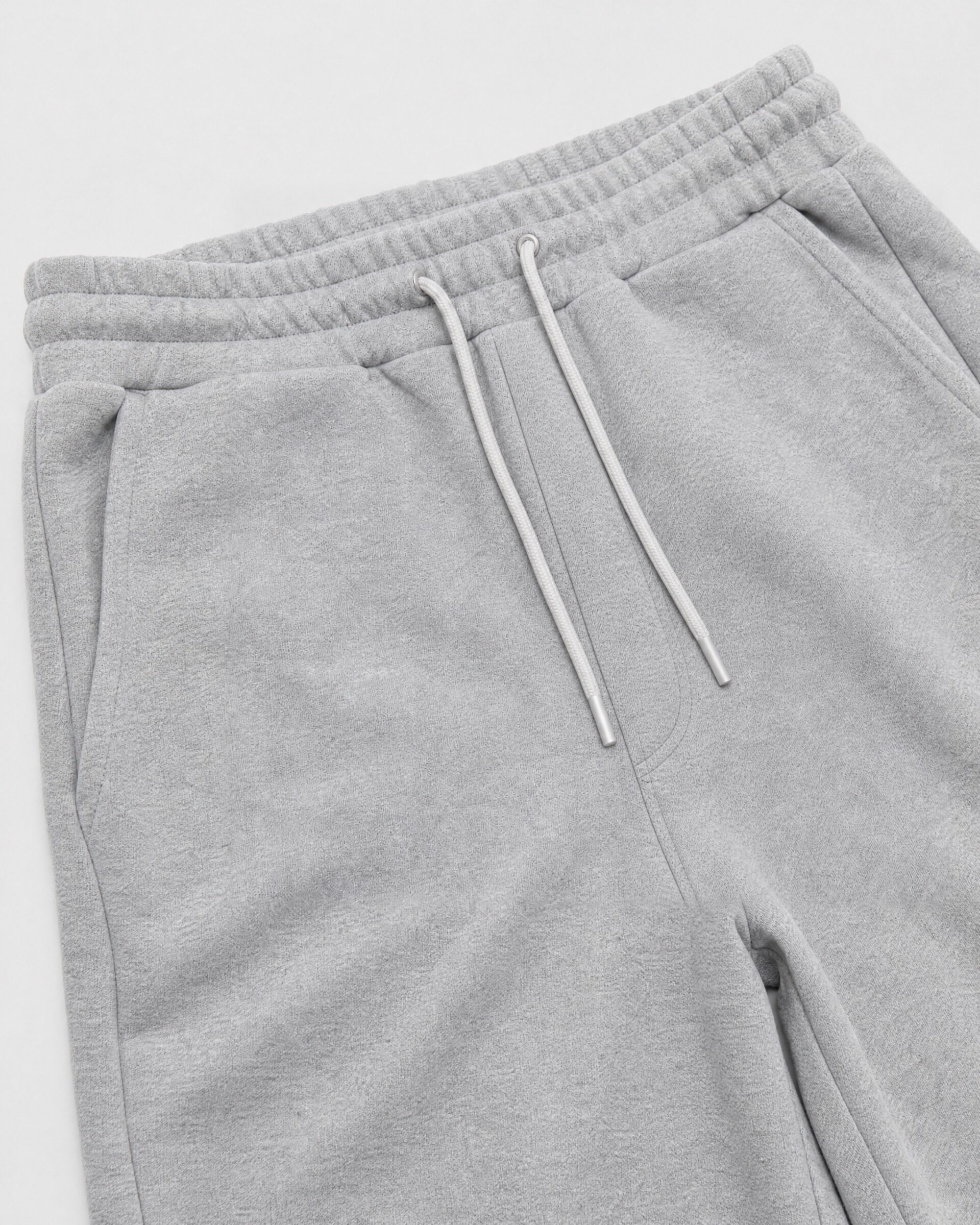 Straight-leg gray joggers