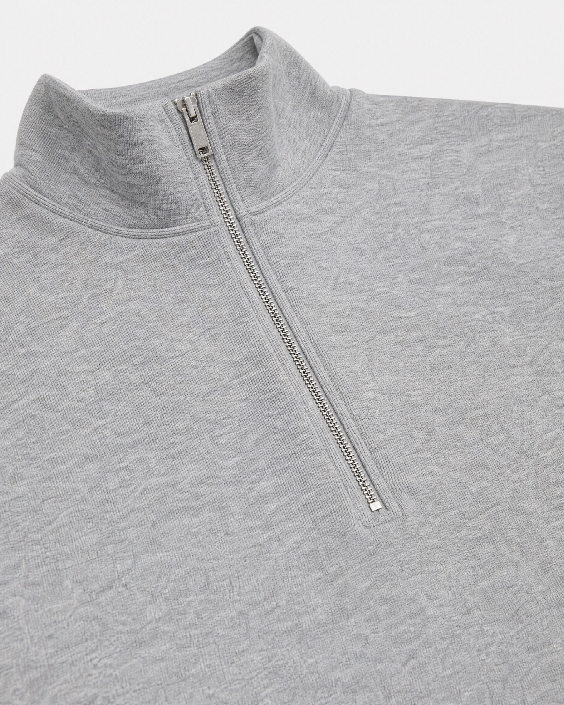Gray Trucker-Style Sweatshirt