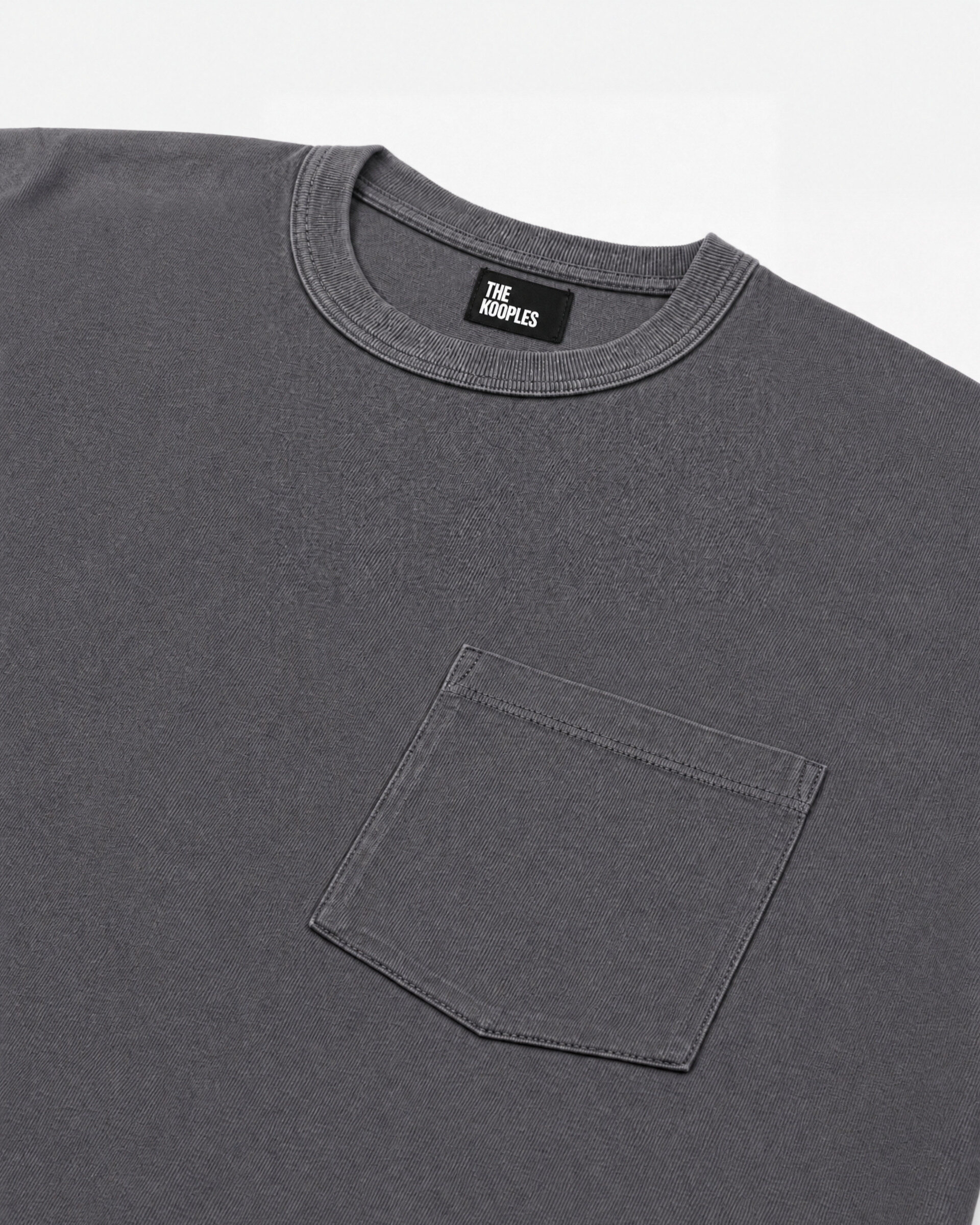 Solid black faded T-shirt
