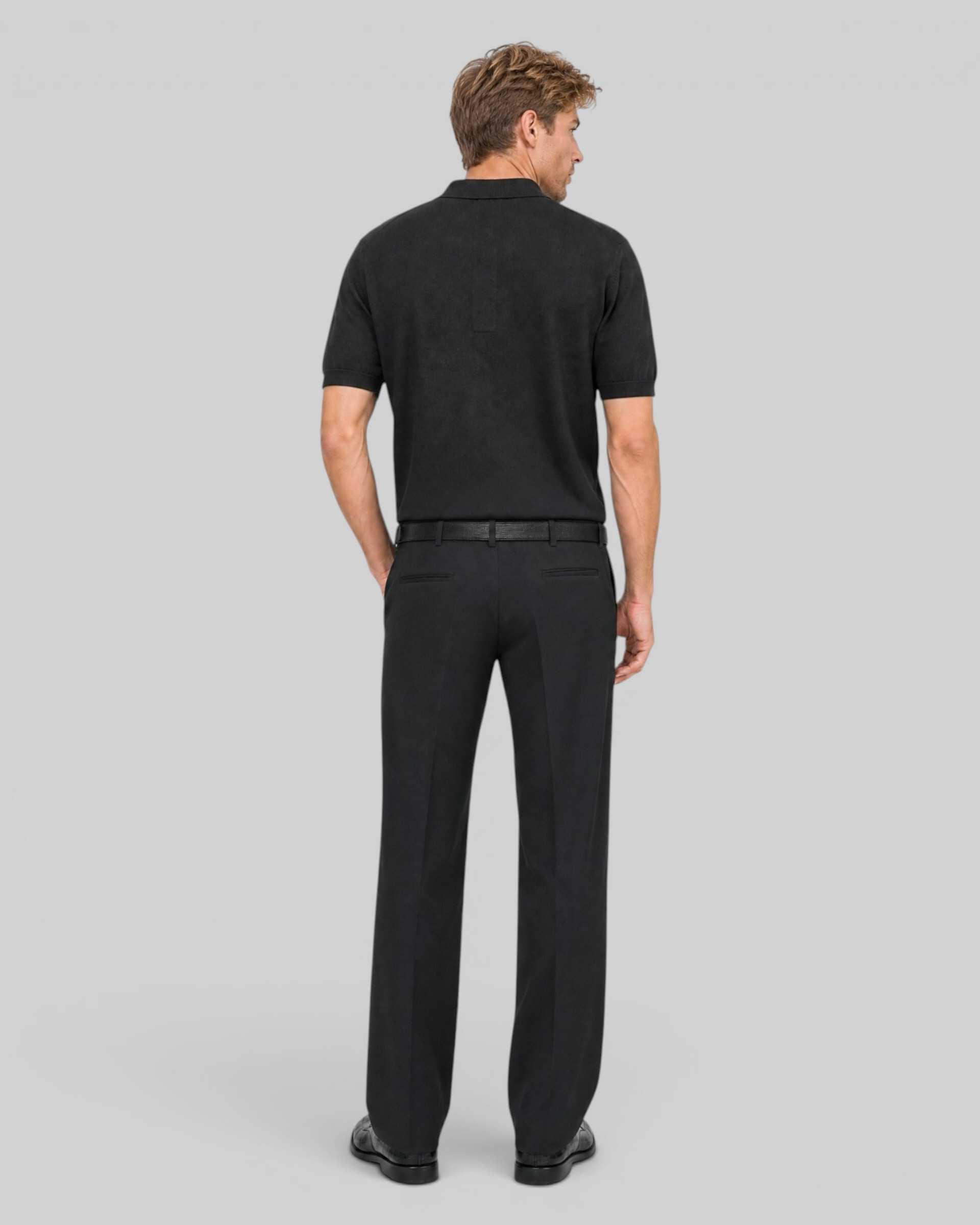 Black Polo-Neck Sweater