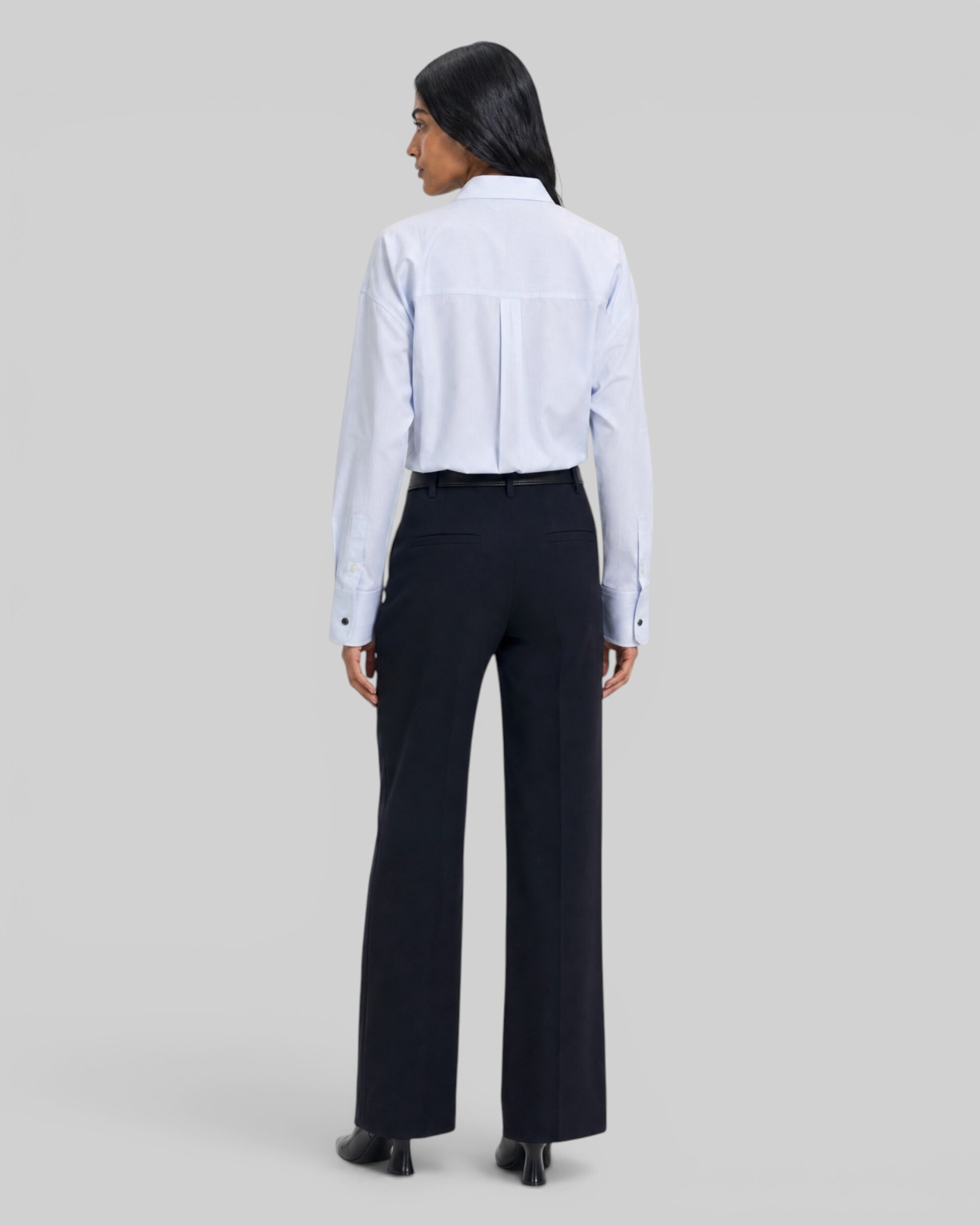 White Striped Cotton Shirt