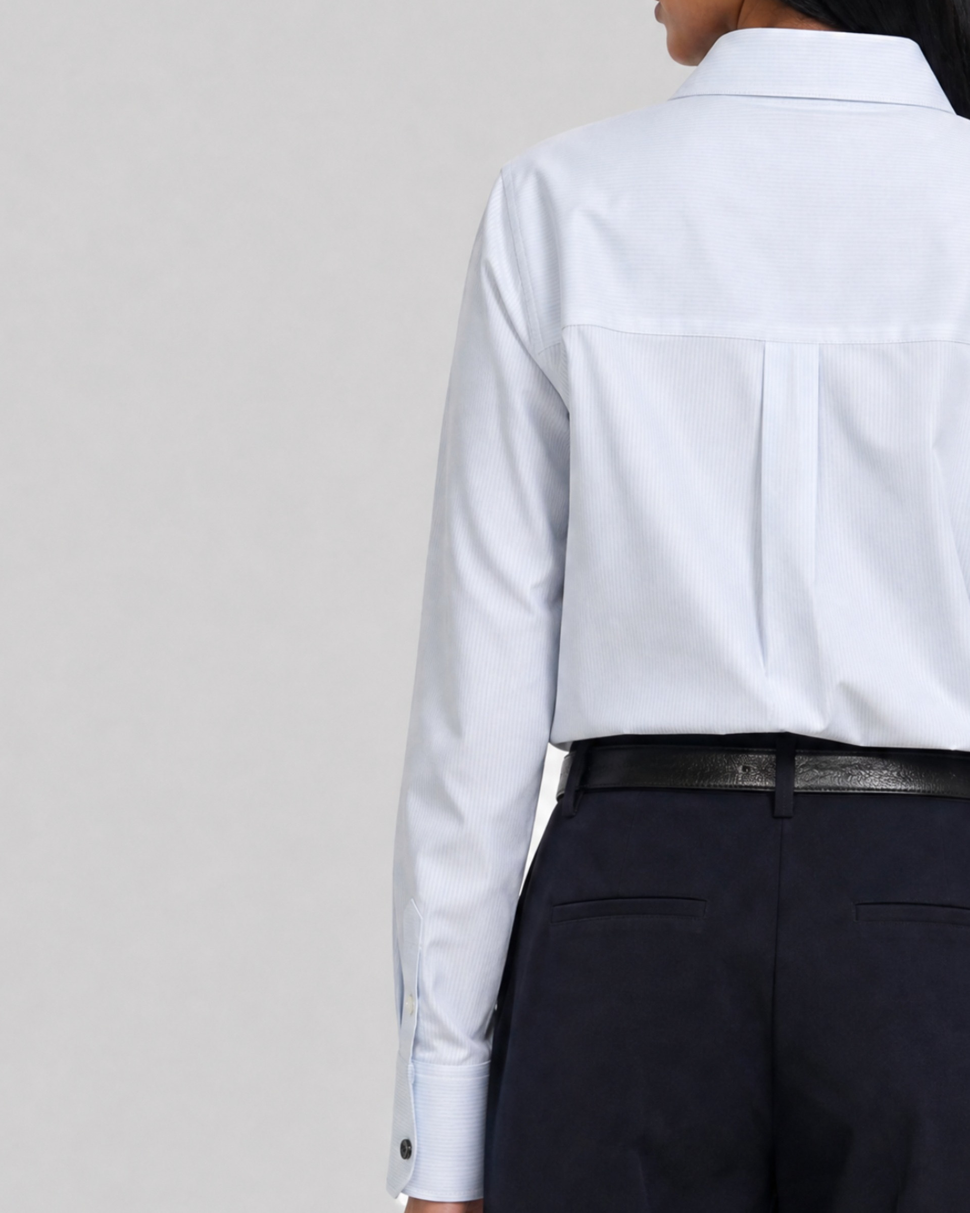 White Striped Cotton Shirt