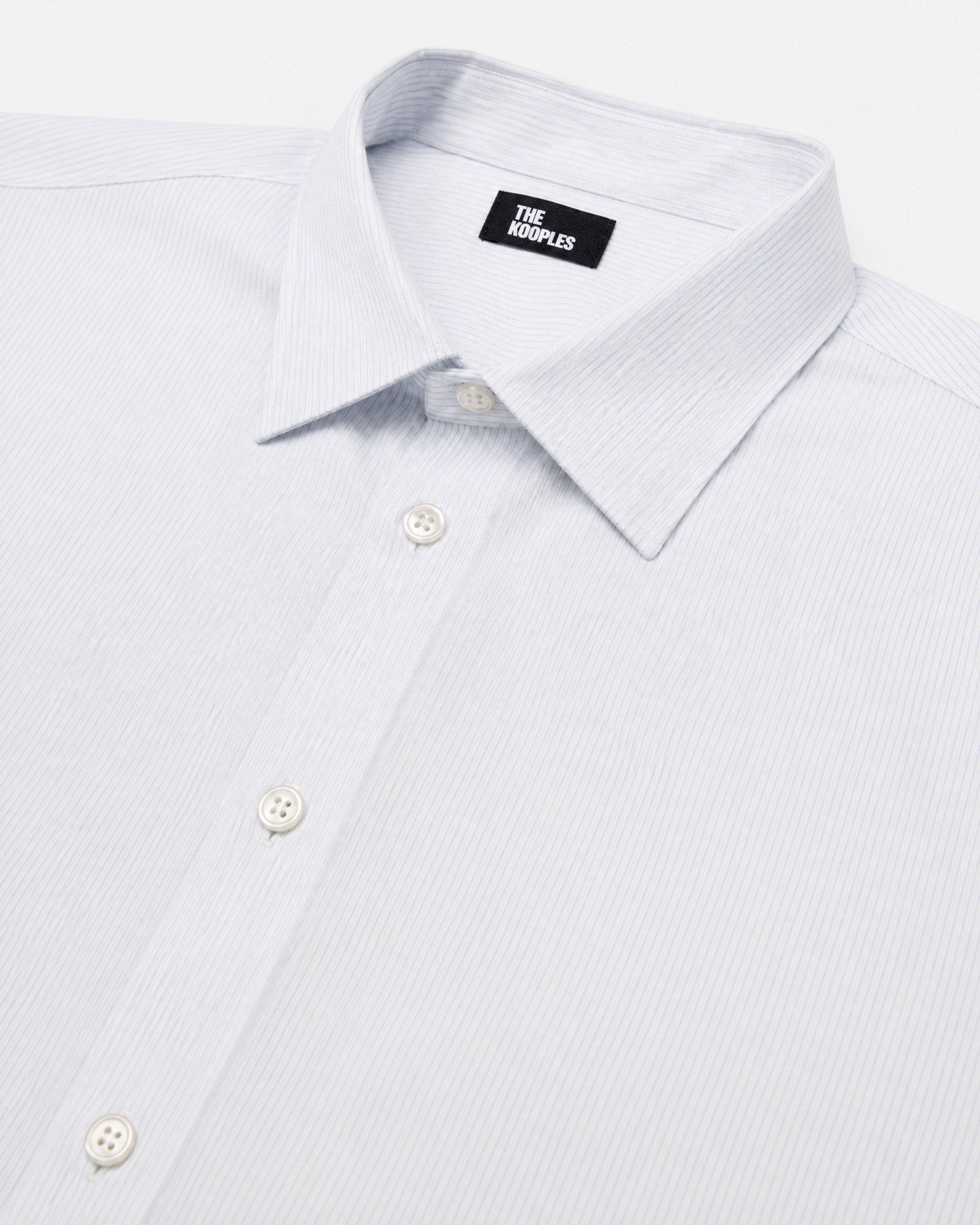White Striped Cotton Shirt