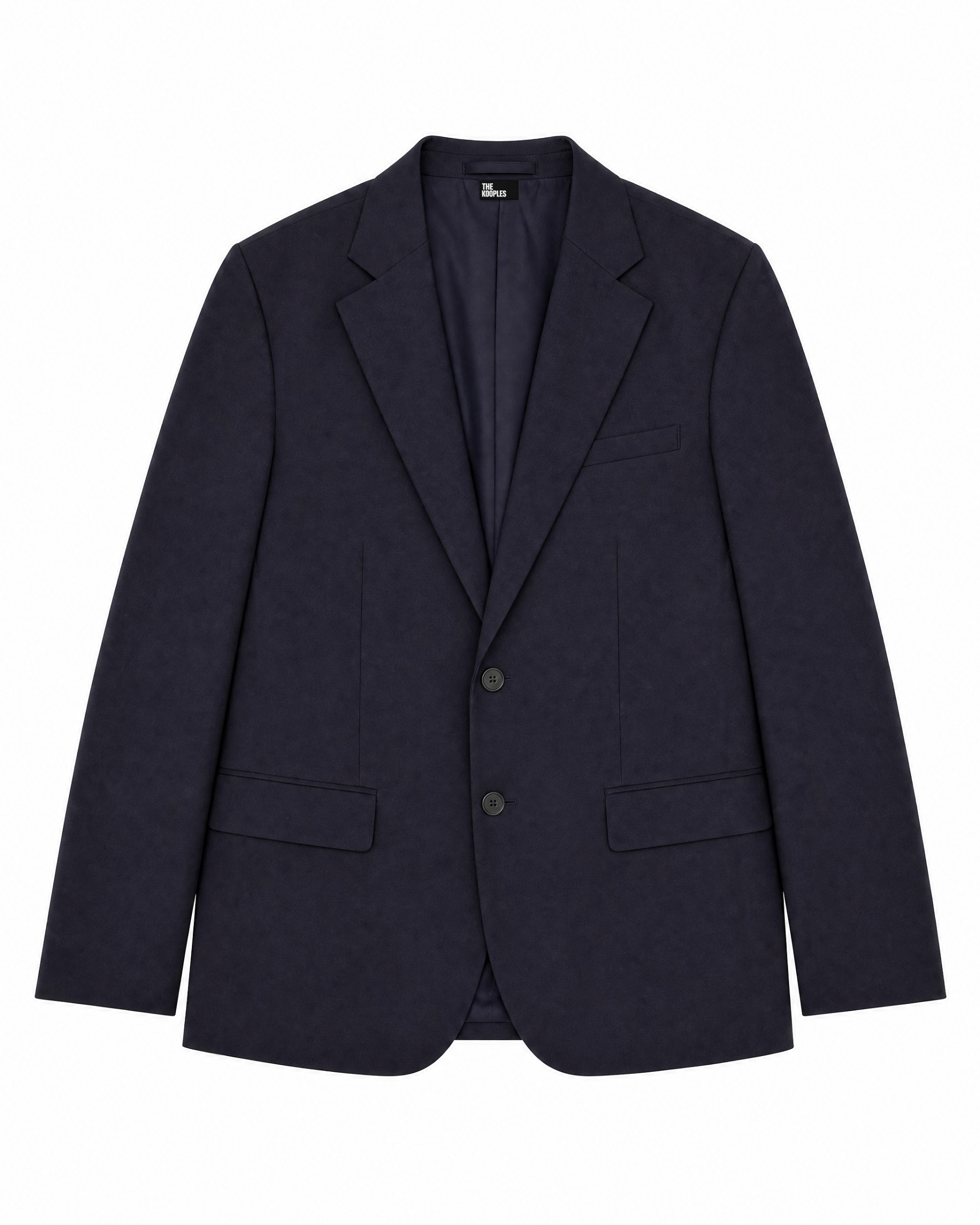 Navy wool suit jacket