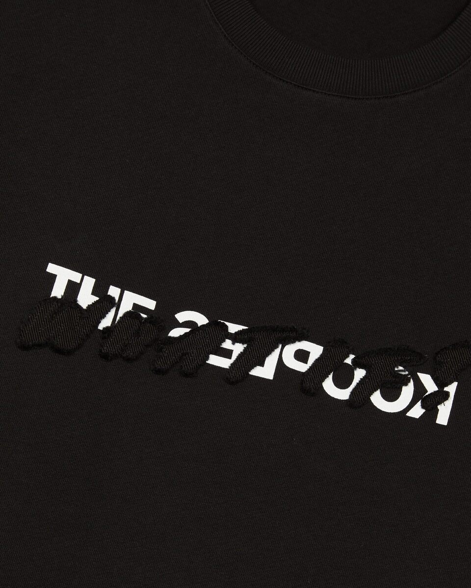unisex black 'What If' T-shirt