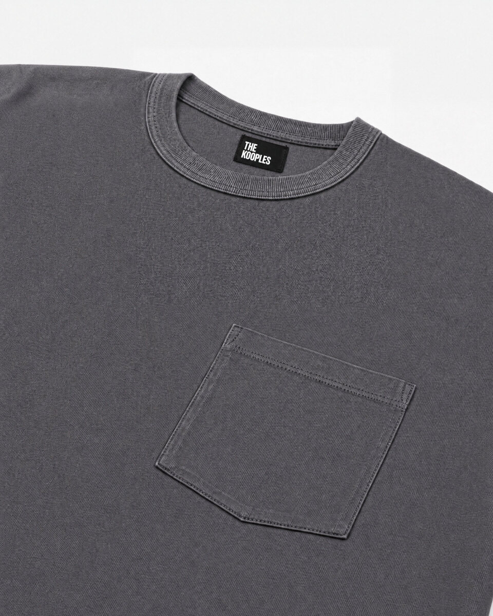 Solid black faded T-shirt