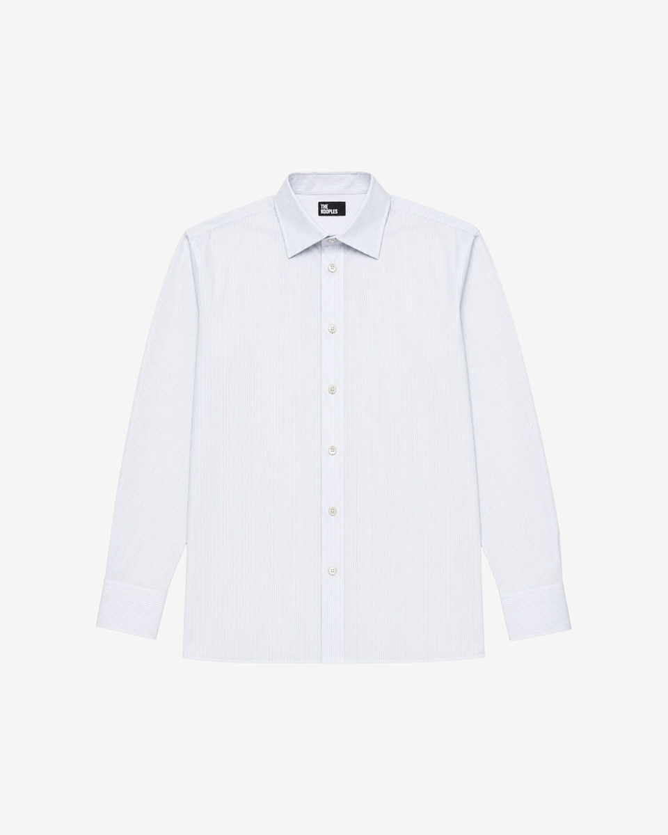 White Striped Cotton Shirt