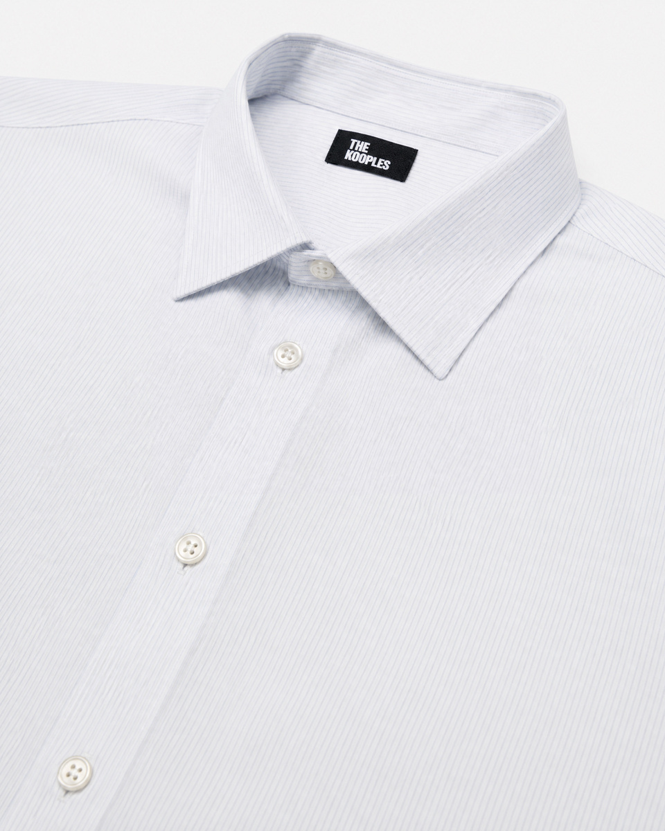 White Striped Cotton Shirt