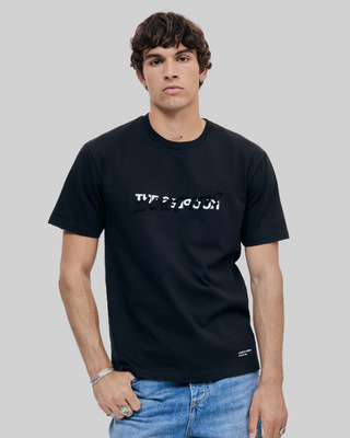 unisex black 'What If' T-shirt