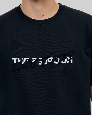 unisex black 'What If' T-shirt