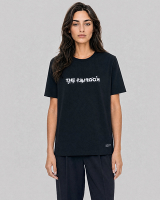 'Why Not' black unisex T-shirt