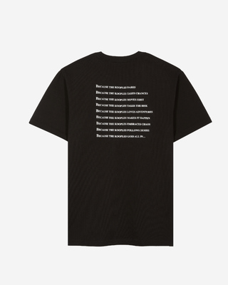 'Why Not' black unisex T-shirt