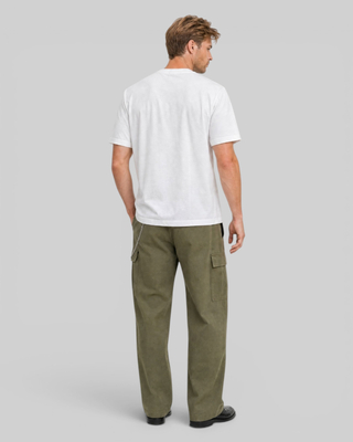 Solid white T-shirt