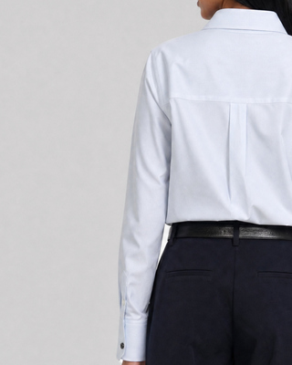 White Striped Cotton Shirt