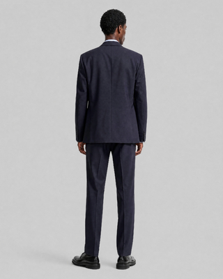 Navy wool suit jacket