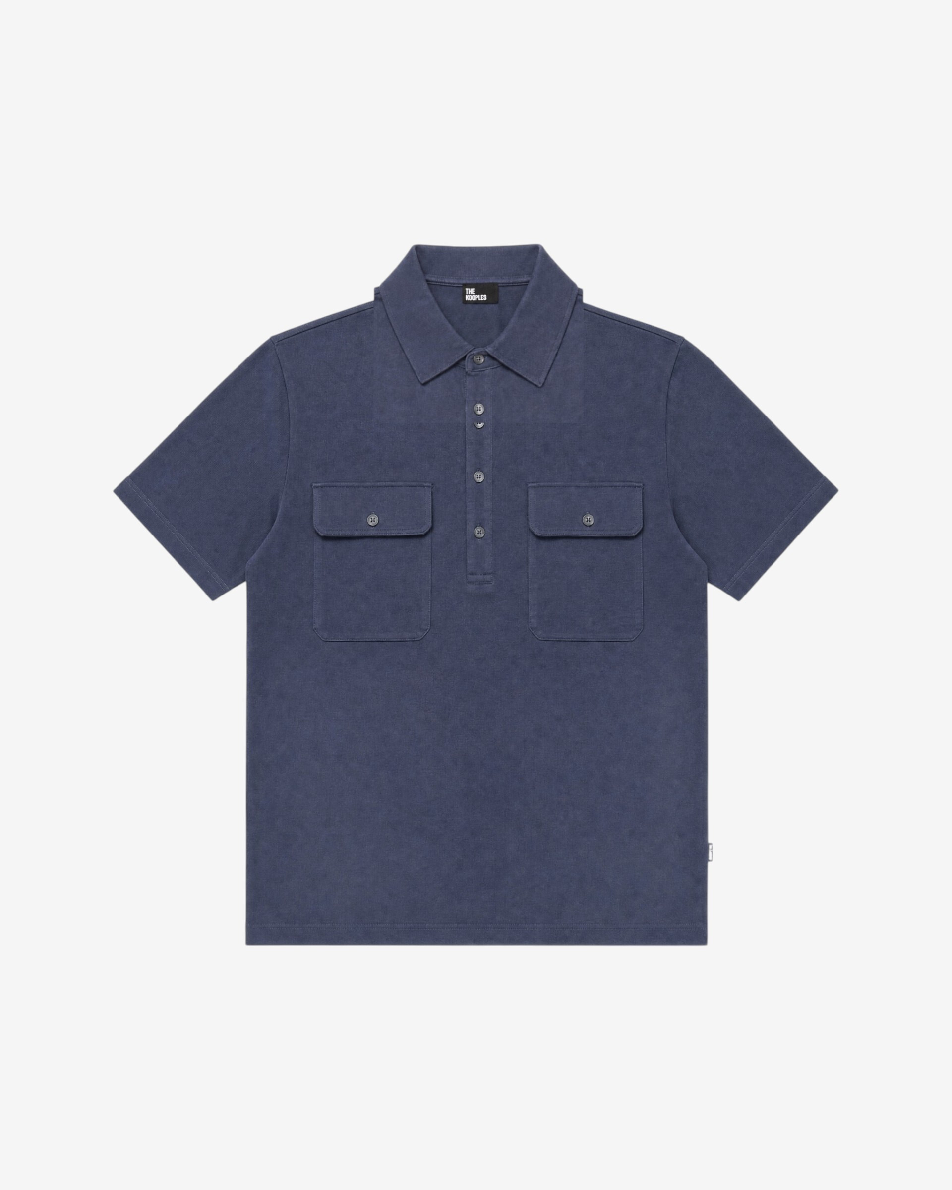 Navy Short-Sleeve Polo Shirt