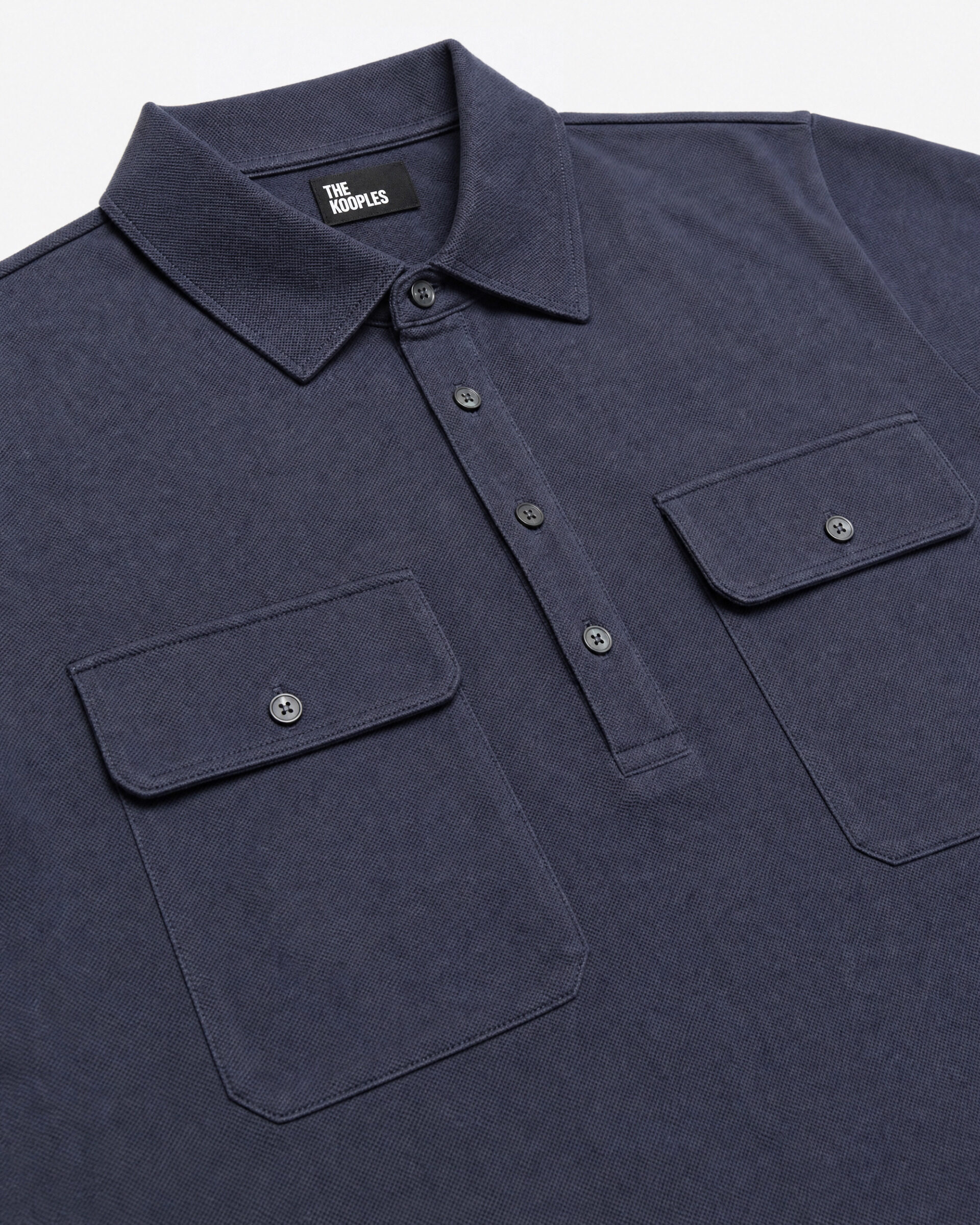 Navy Short-Sleeve Polo Shirt
