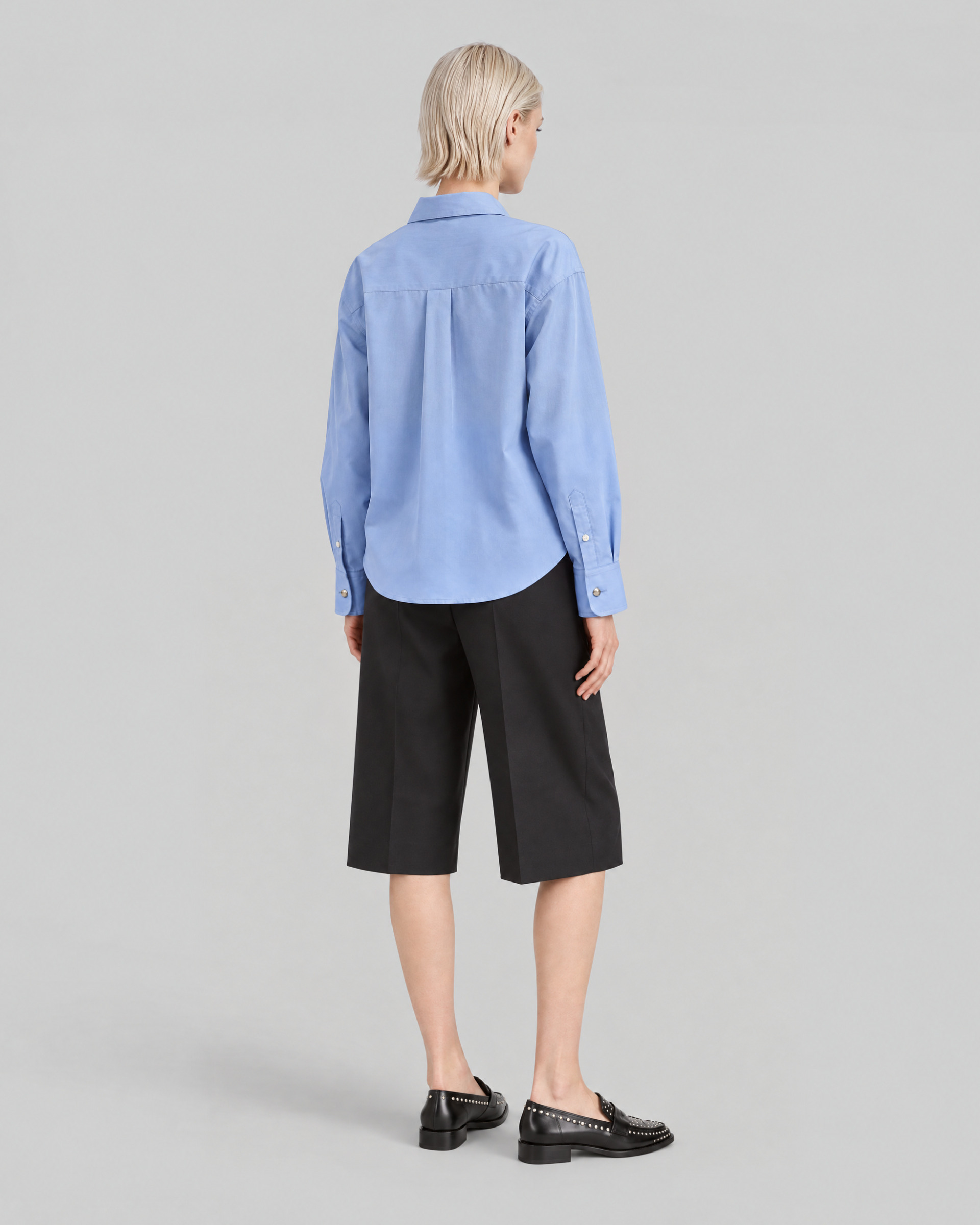 Blue cotton shirt