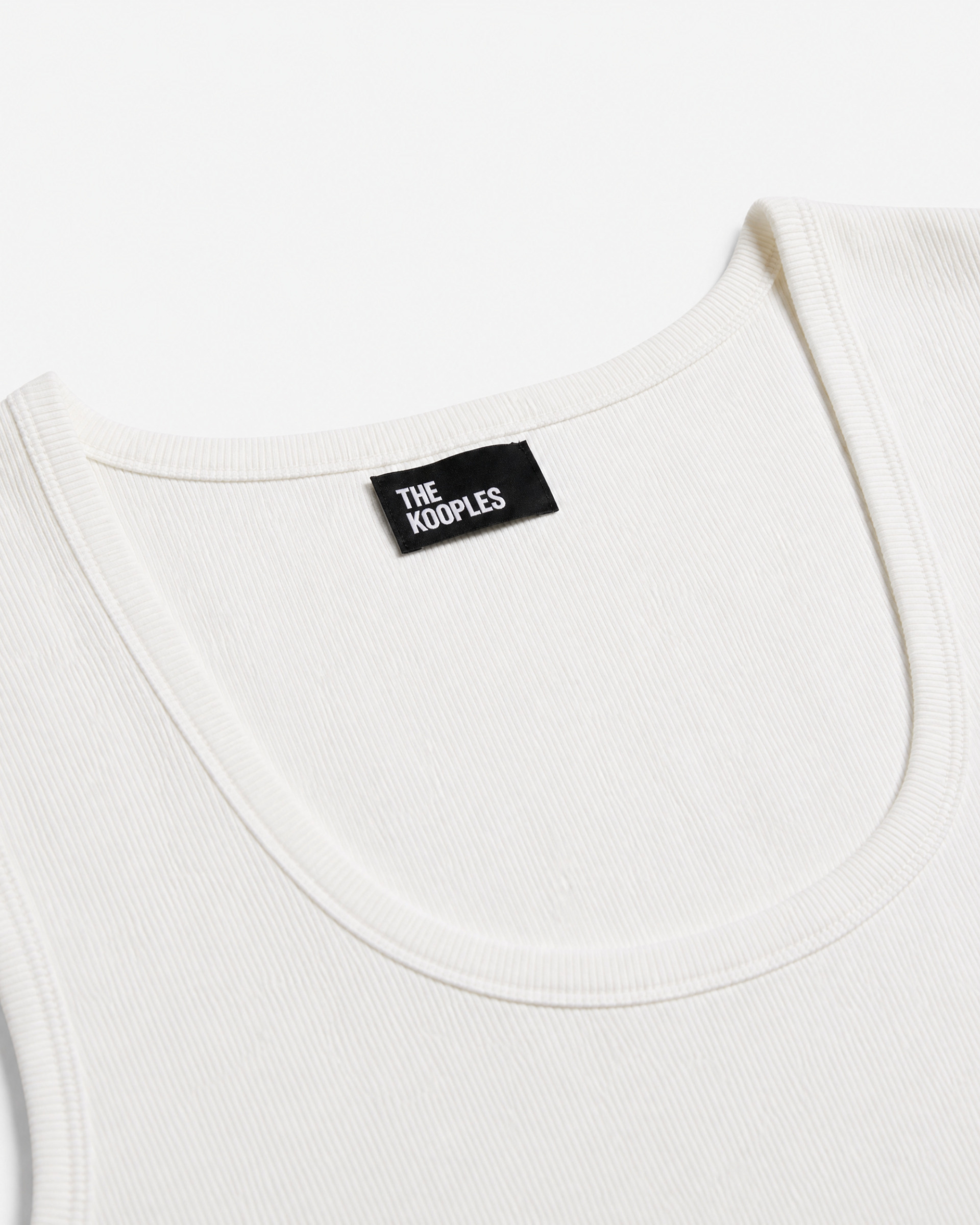 Ecru sleeveless top