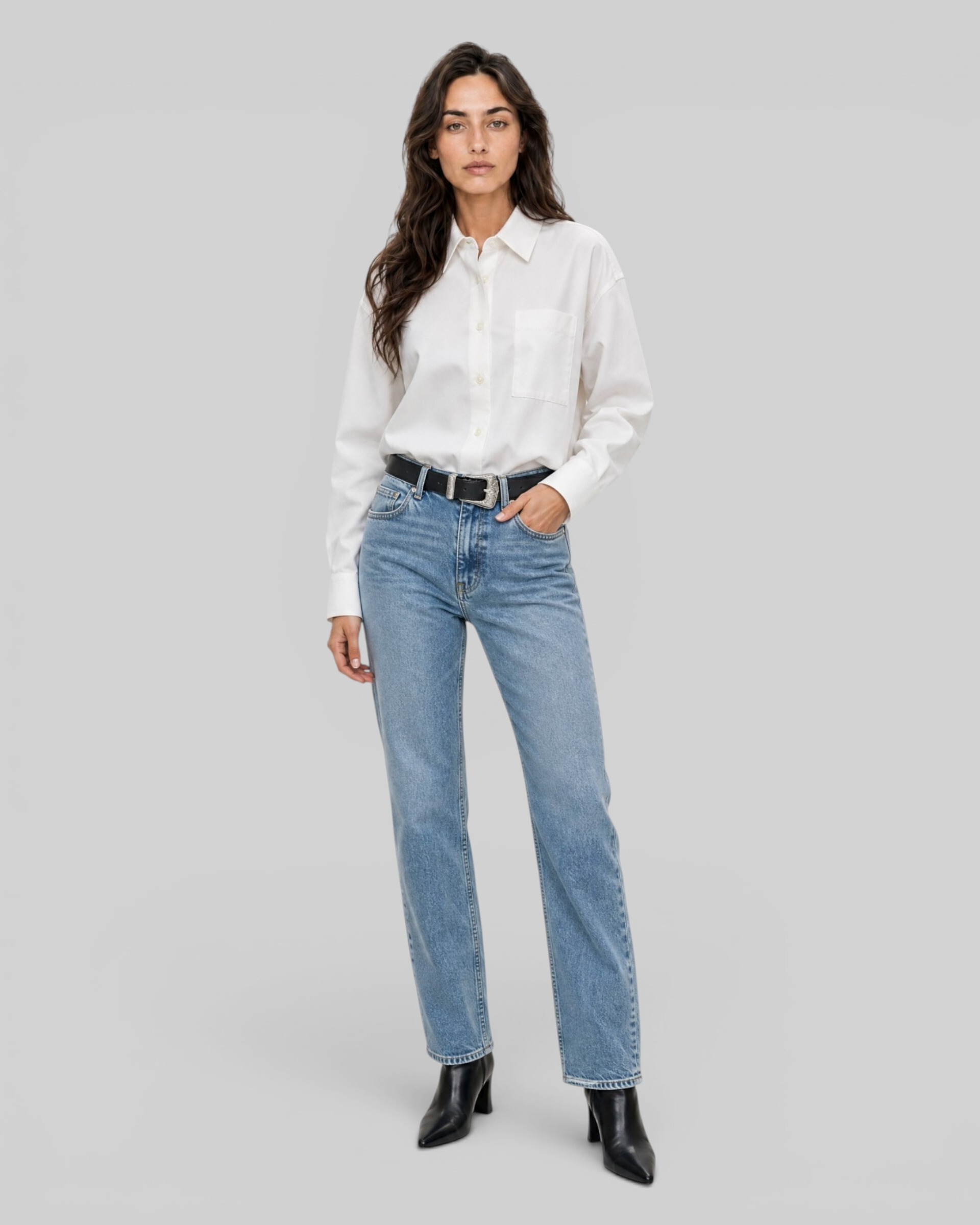 White cotton shirt