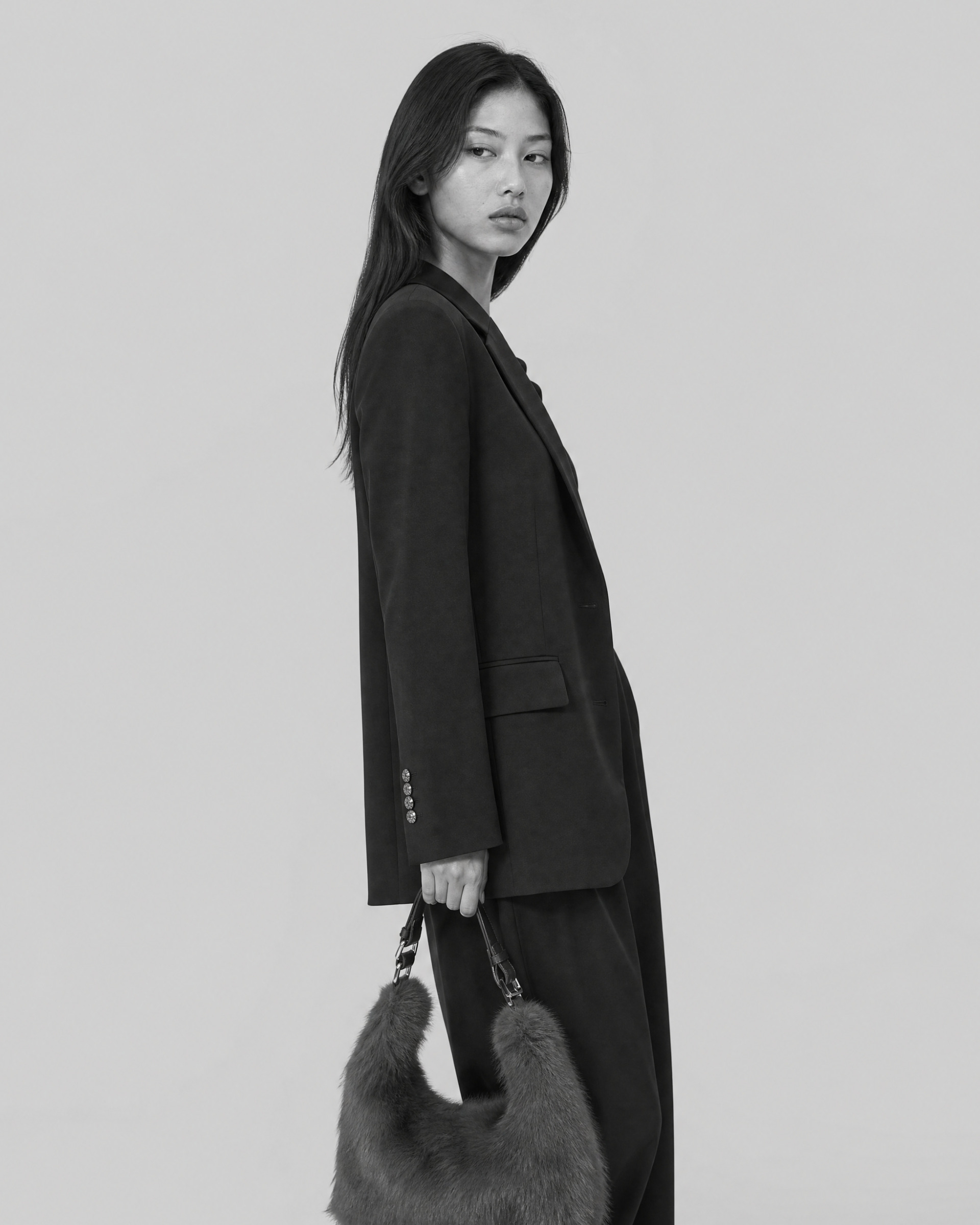 Brown wool blazer