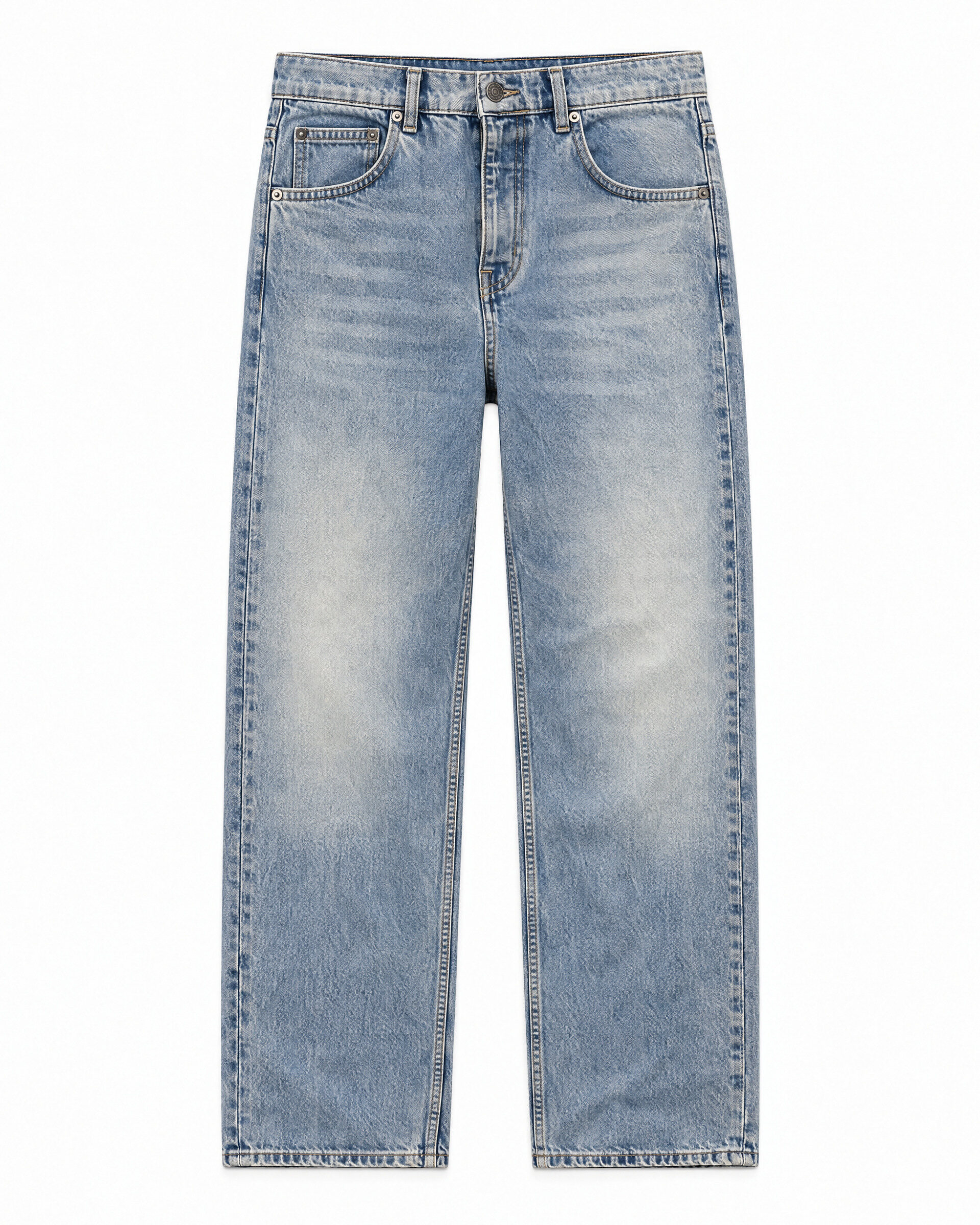 Light blue relaxed-fit jeans