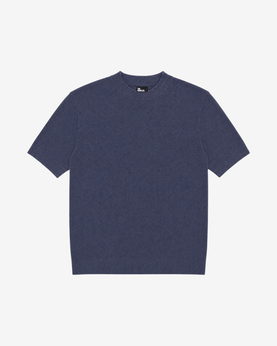 Navy Blue Crew Neck Sweater
