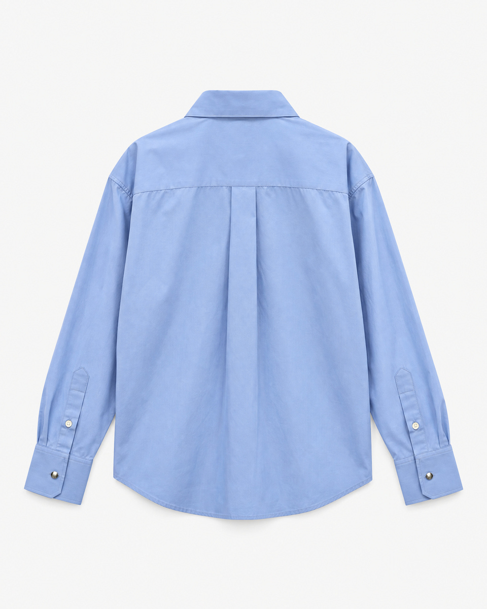 Blue cotton shirt