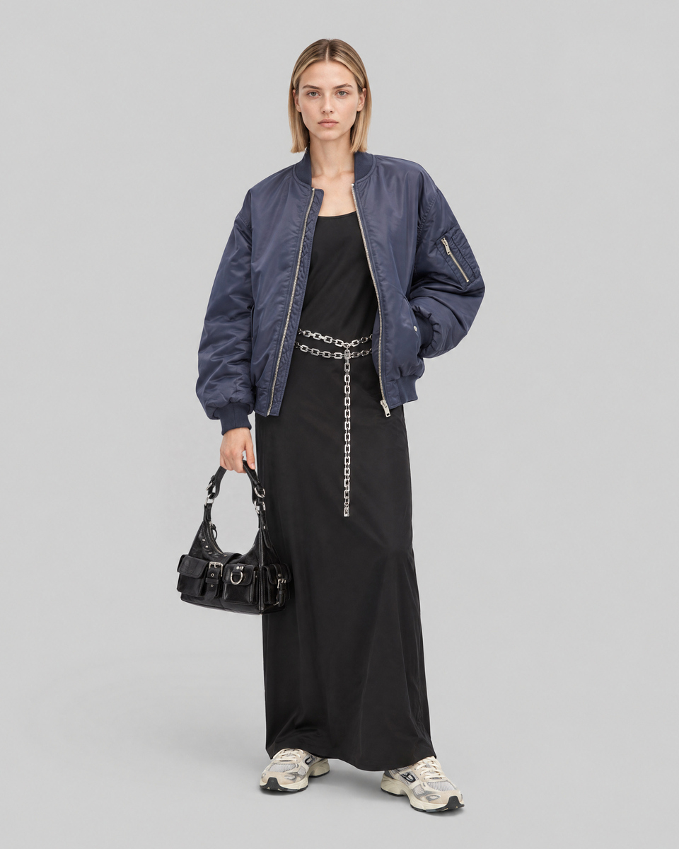 Navy bomber jacket