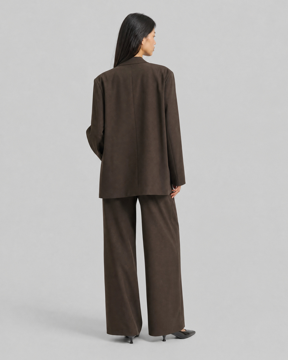 Brown wool blazer