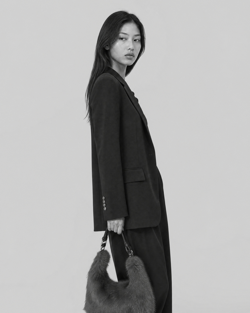 Brown wool blazer