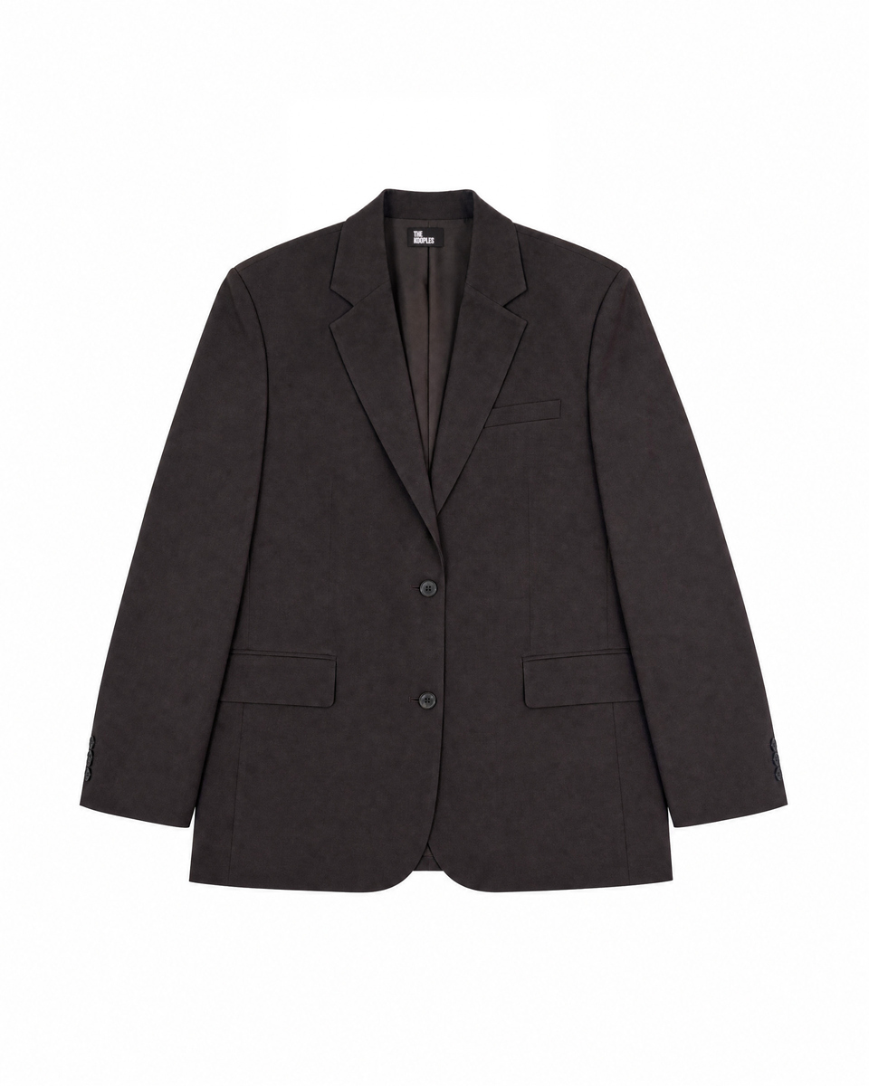 Brown wool blazer