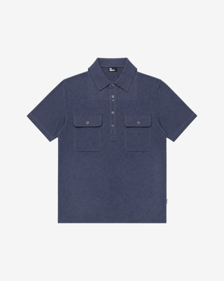 Navy Short-Sleeve Polo Shirt