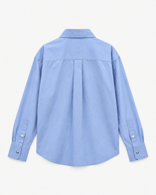 Blue cotton shirt