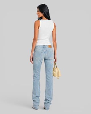 Ecru sleeveless top