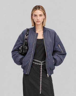 Navy bomber jacket