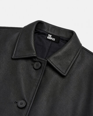 Black leather jacket