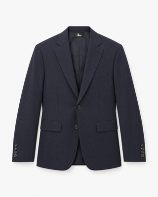 Navy semi-lined suit jacket