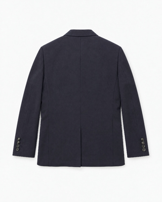 Navy semi-lined suit jacket