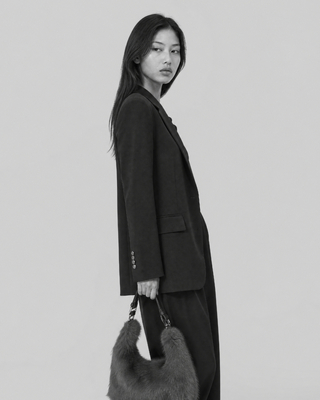 Brown wool blazer
